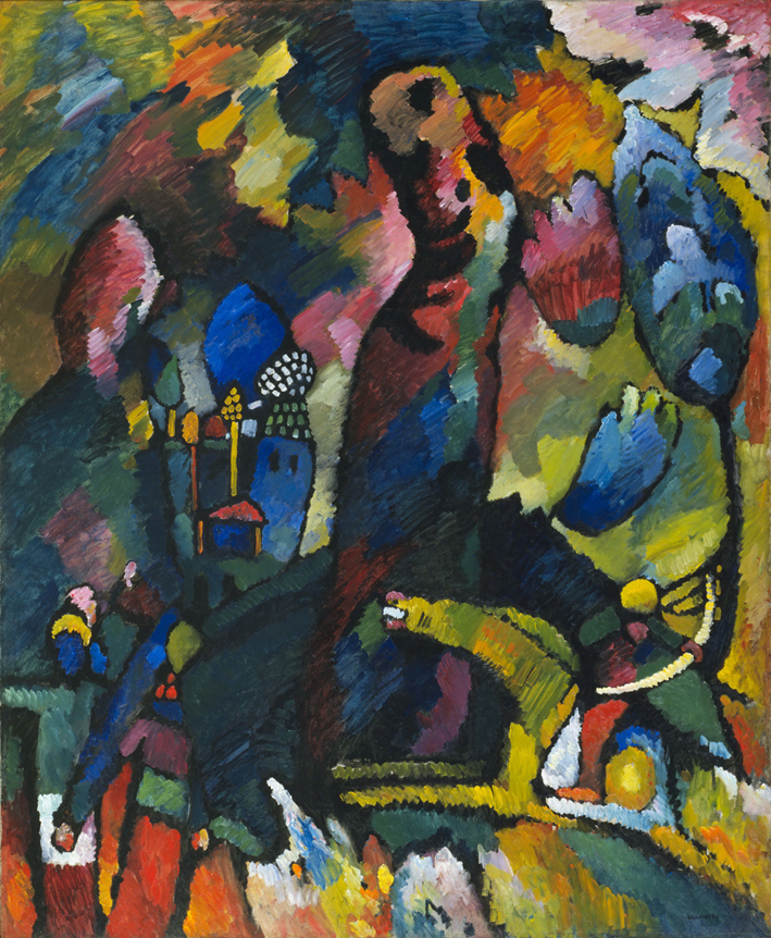 瓦西里·康丁斯基 wassily kandinsky ——弓箭手